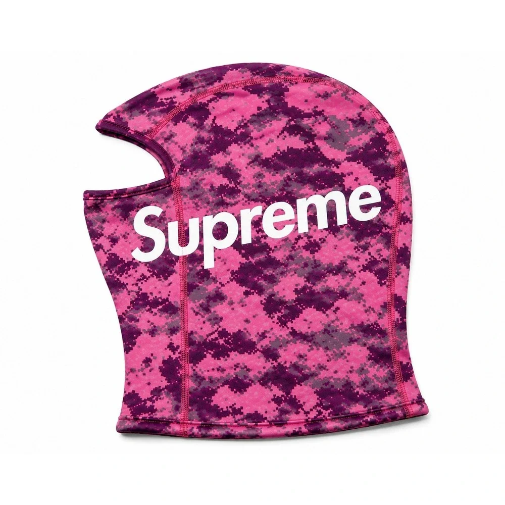 Supreme Heat Reactive Digi Camo Balaclava Pink FW25H98 Face Mask OS New